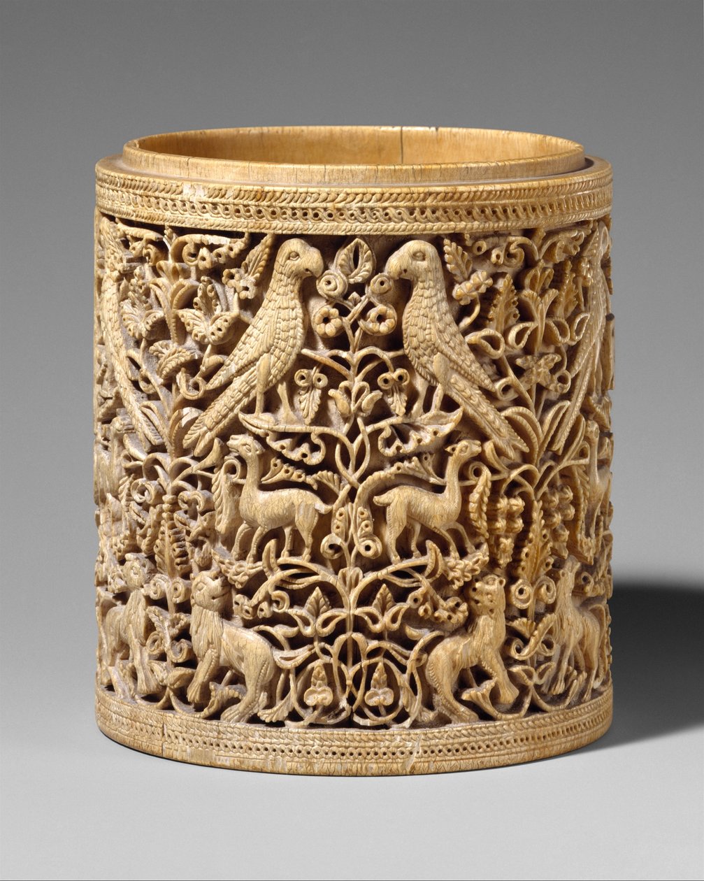 Pyxis, 950–75 körül (elefántcsont) alkotó: Spanish School