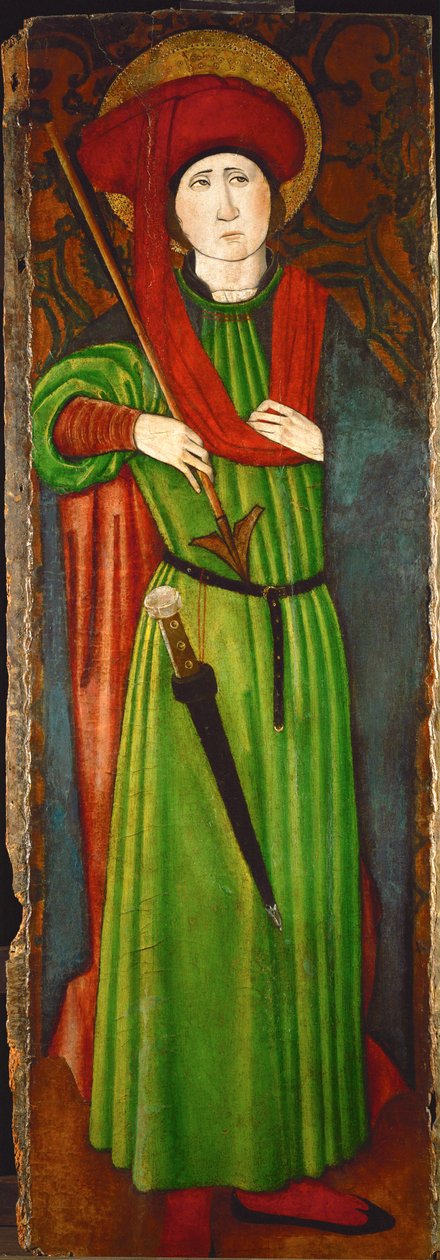 Szent Sebestyén (olaj, fa) alkotó: Spanish School