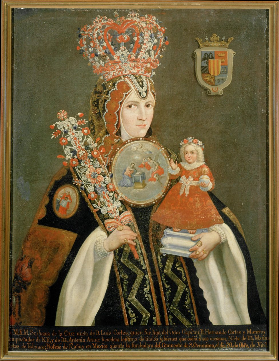 Sor Juana Ines de la Cruz, mexikói költőnő alkotó: Spanish School