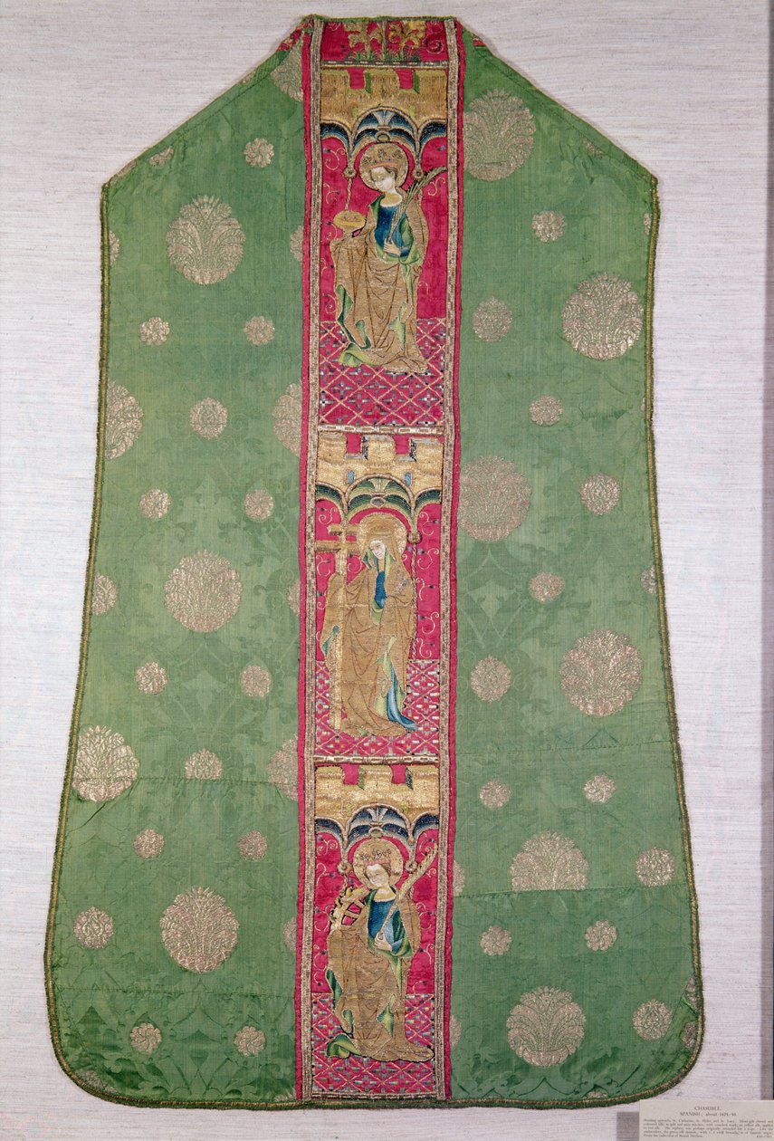 Spanyol kakas, 1425-50 körül (hímzett selyem) alkotó: Spanish School