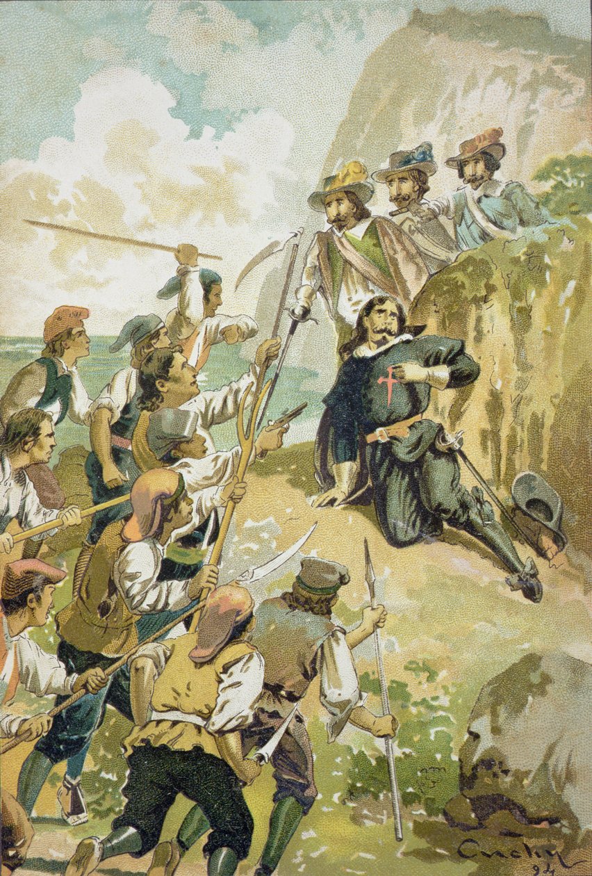 The Bloody Corpus, 1894 (színes litó) alkotó: Spanish School