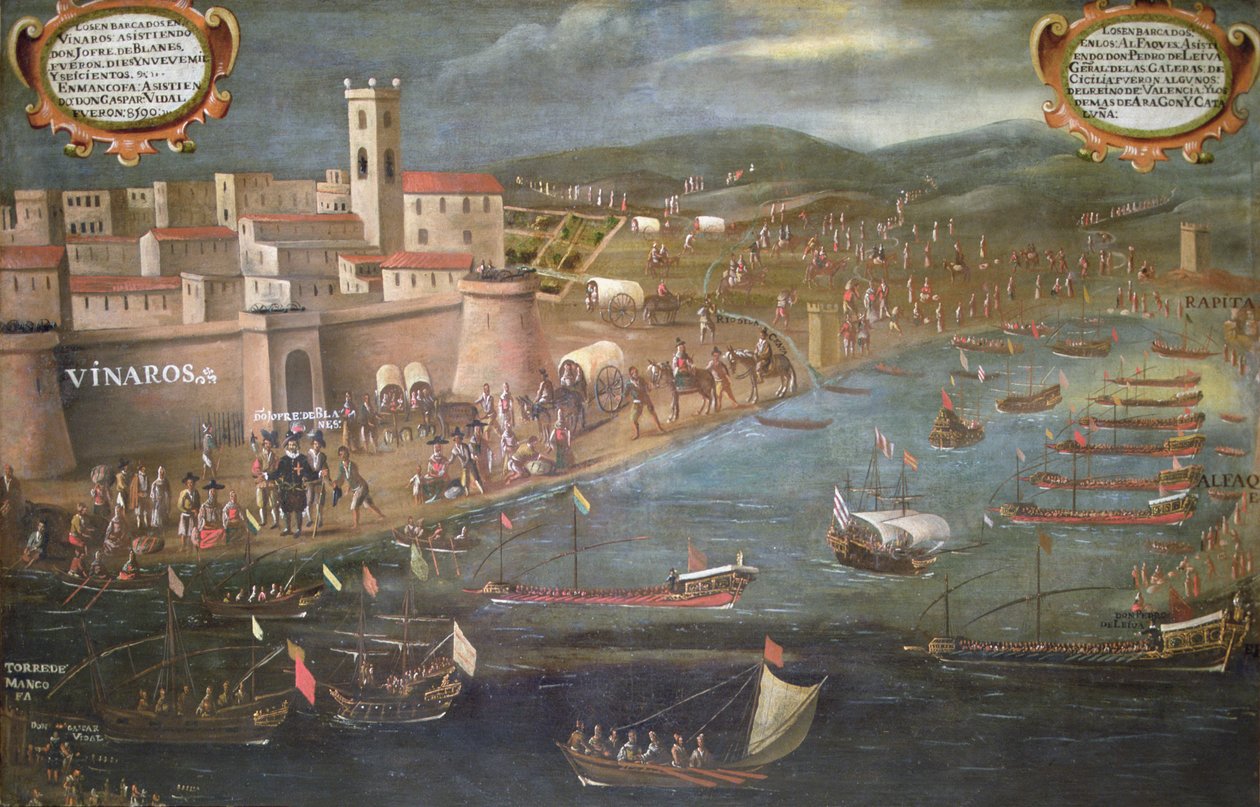A mórok kiűzése (olaj, vászon) alkotó: Spanish School