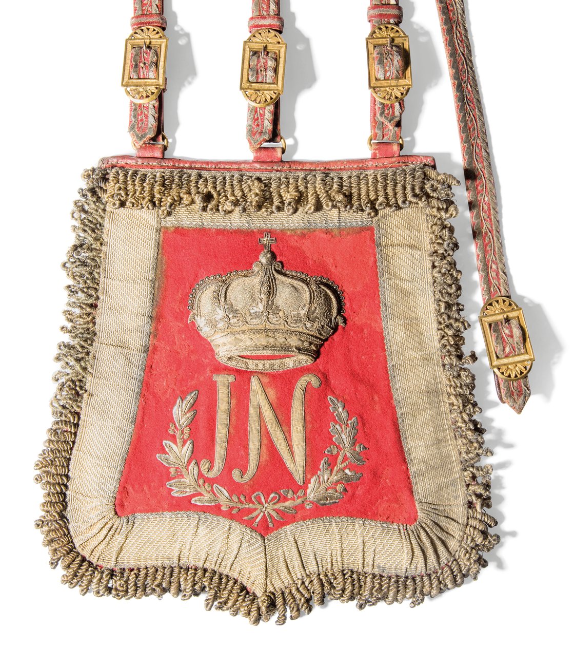 Joseph-Napoleon Bonaparte, a spanyol király szablyája 1813 előtt (piros marokkói bőr hímzett aranymunkával és aranyozott sárgaréz tartókkal) alkotó: Spanish School