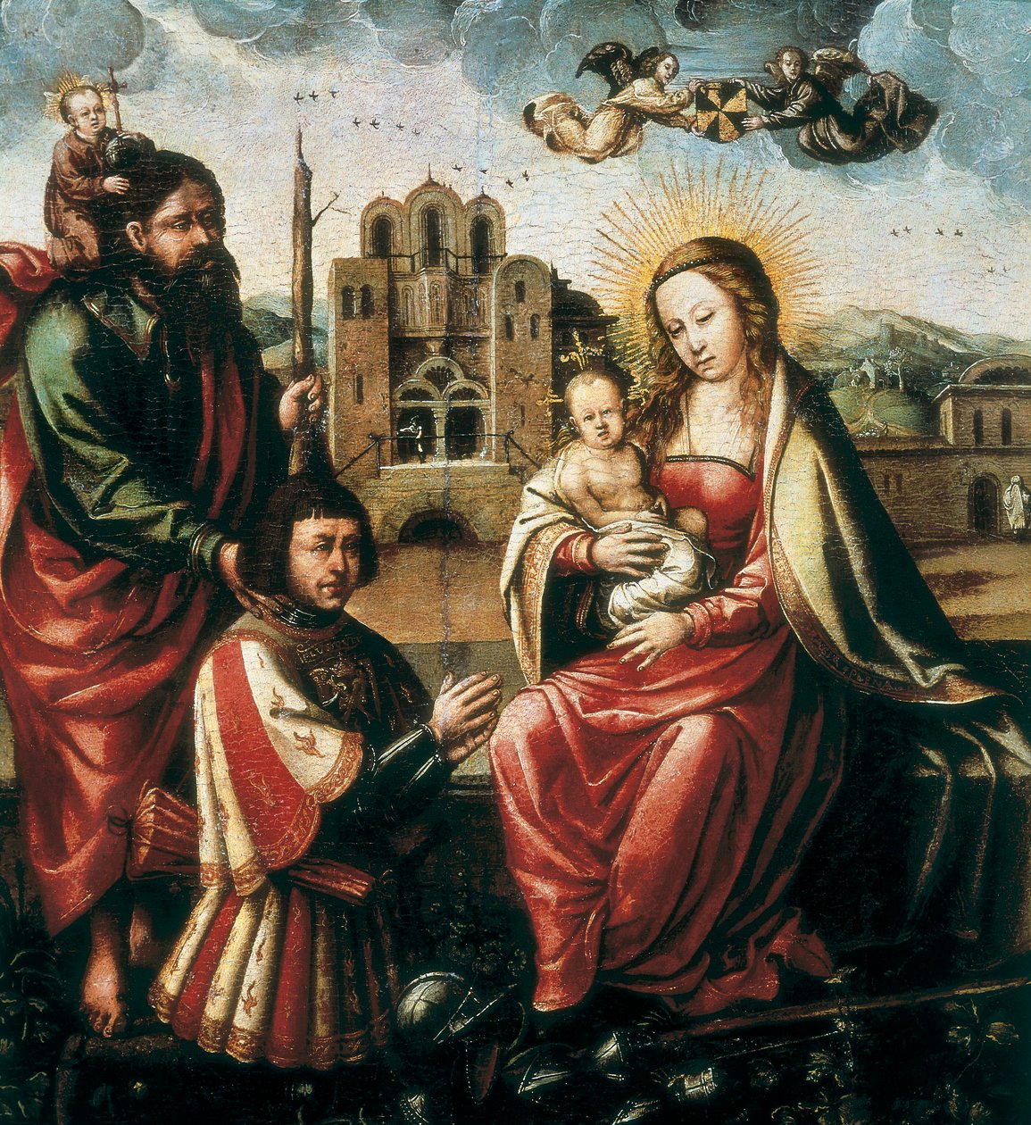 Kolumbusz Kristóf Szűza (Christopher Columbus, Cristoforo Colombo alkotó: Spanish School
