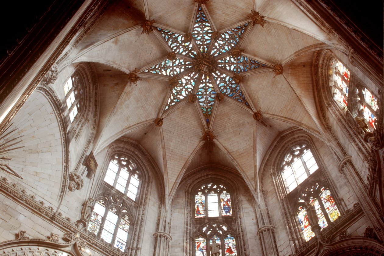 A Capilla del Condestable mennyezete, 15. század vége alkotó: Spanish School