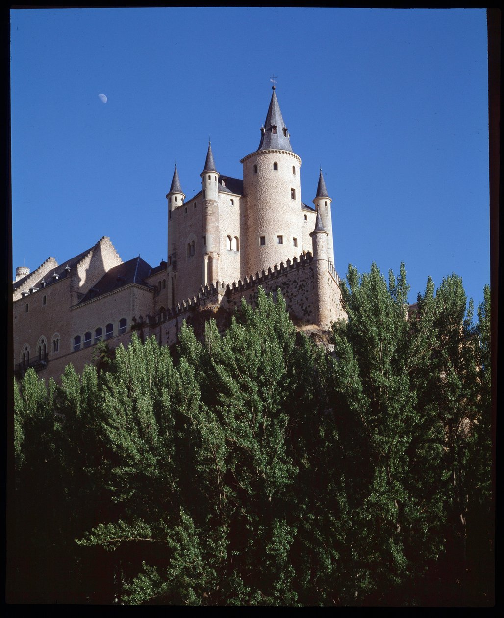 Kilátás az Alcazarra alkotó: Spanish School
