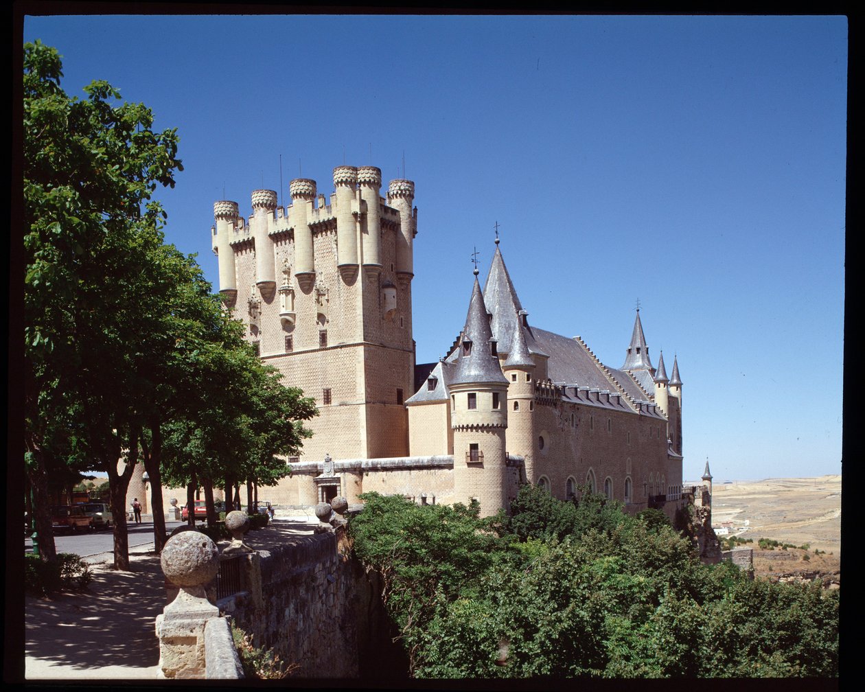 Kilátás az Alcazarra alkotó: Spanish School