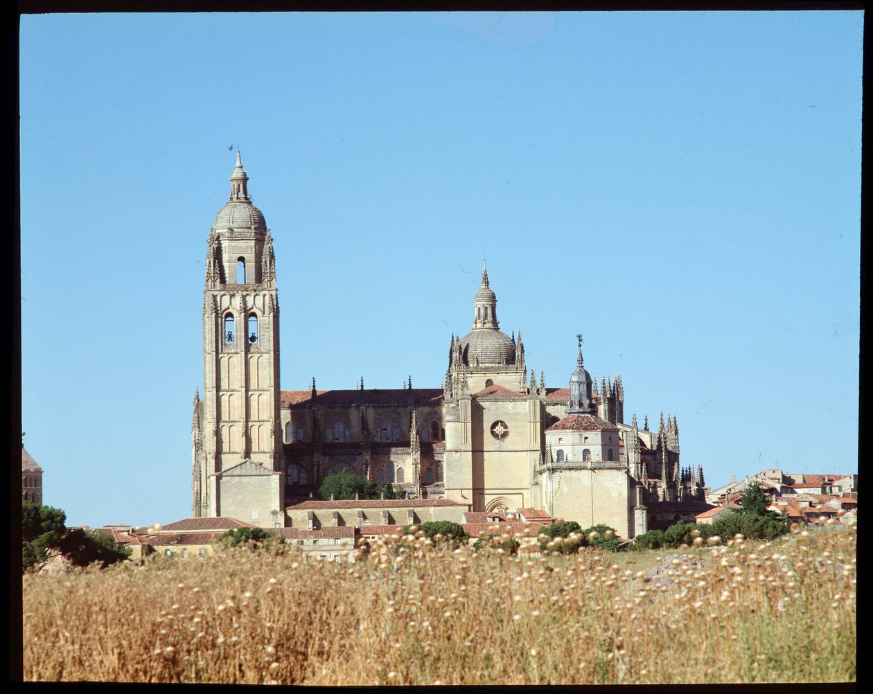 Kilátás a katedrálisra alkotó: Spanish School
