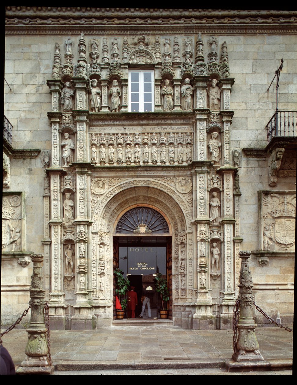 Kilátás a királyi kórház platerszk portáljára alkotó: Spanish School