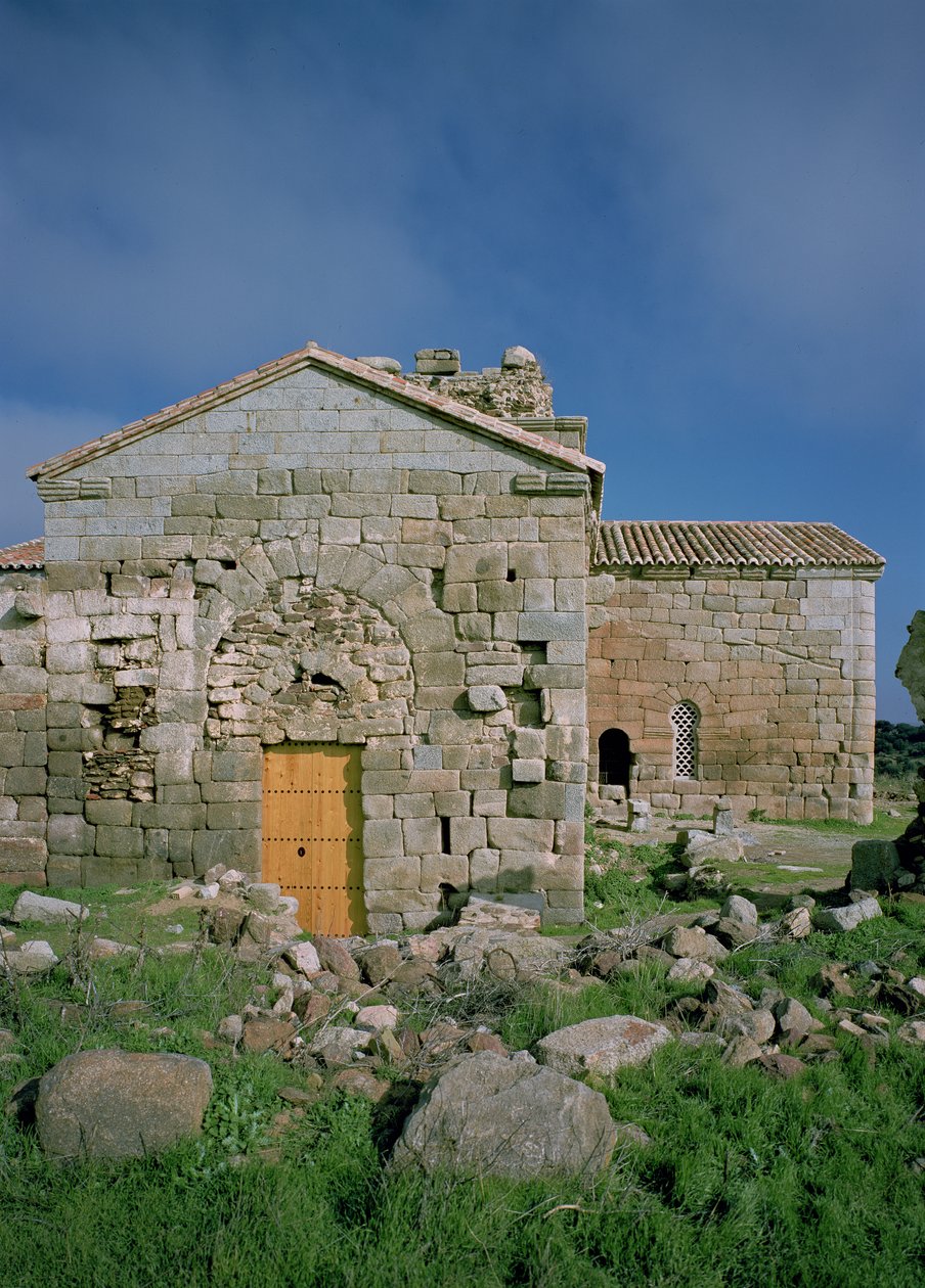 Kilátás a nyugati homlokzatra, 862-930 körül épült alkotó: Spanish School