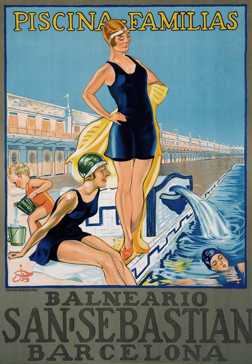 Vintage Barcelona Spa Resort poszter alkotó: Spanish School