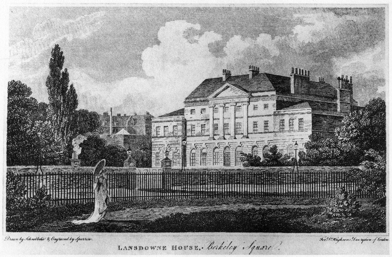 Lansdowne House, Berkeley Square, London, 1907. századi XIX. alkotó: Sparrow