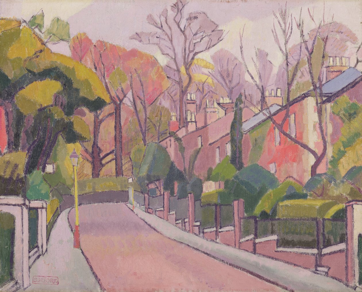 Cambrian Road, Richmond, 1913-4 alkotó: Spencer Frederick Gore
