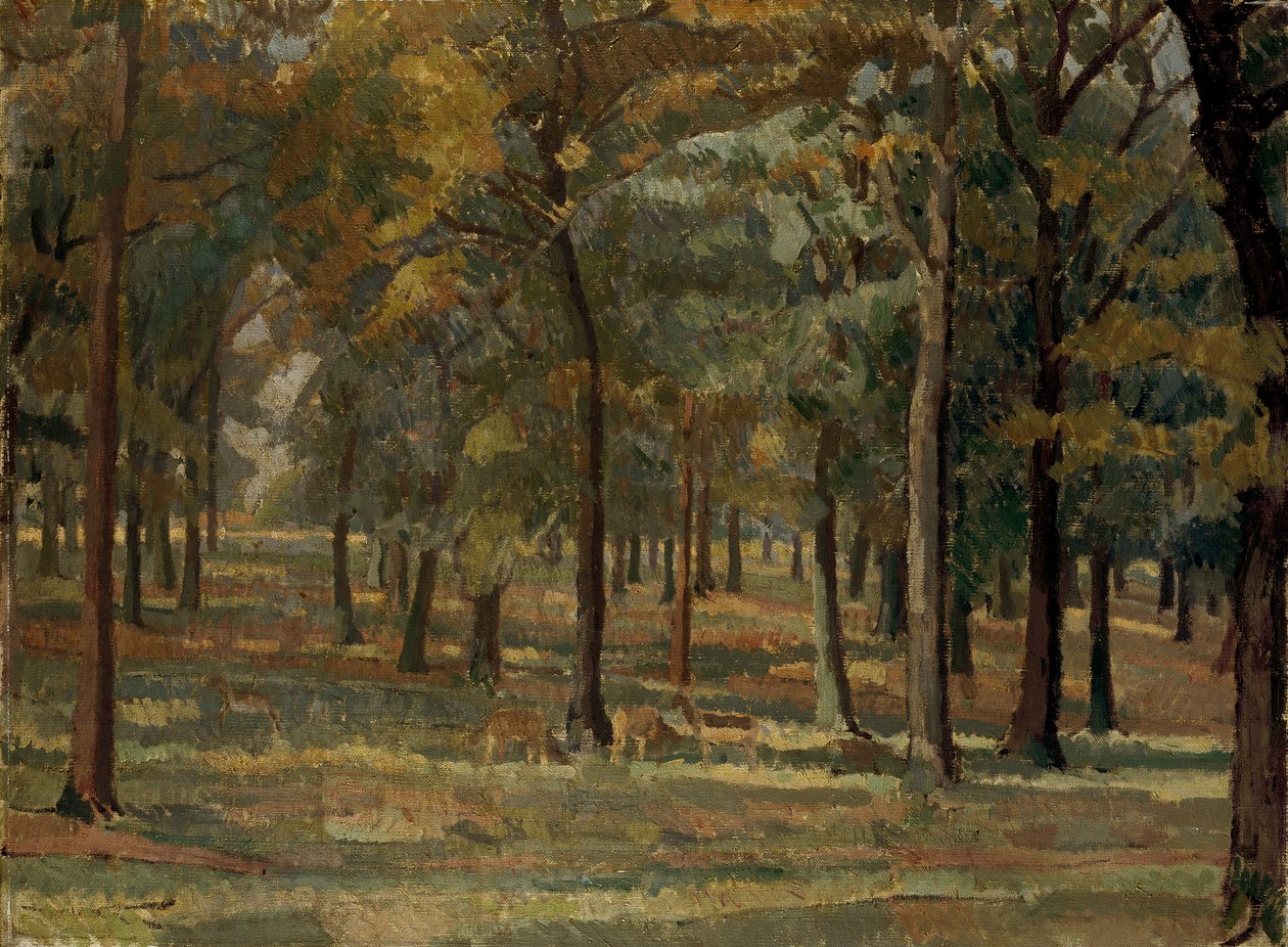 Richmond Park, 1914 alkotó: Spencer Frederick Gore