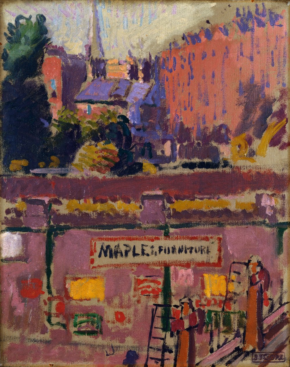 Egy ablakból Hampsteadben, 1911 alkotó: Spencer Frederick Gore