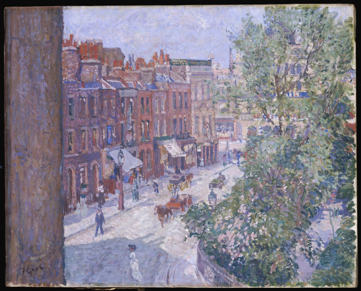 Mornington Crescent, 1910-11 alkotó: Spencer Frederick Gore