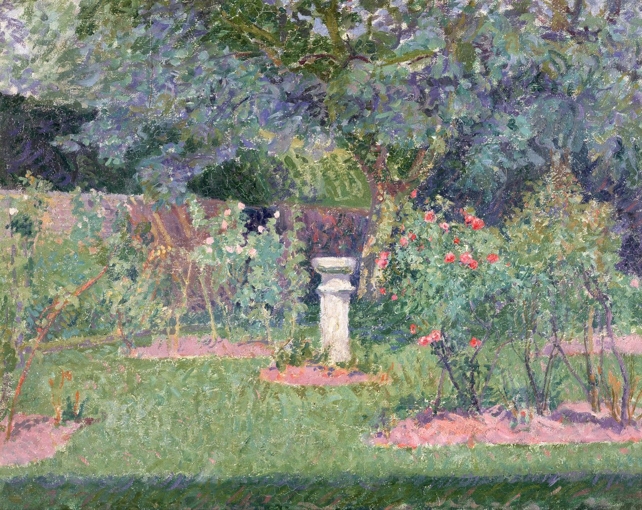 A hertingfordburyi kert, 1908 alkotó: Spencer Frederick Gore