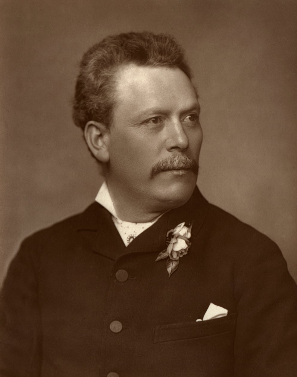 Lionel Brough brit színész, 1884 alkotó: St James