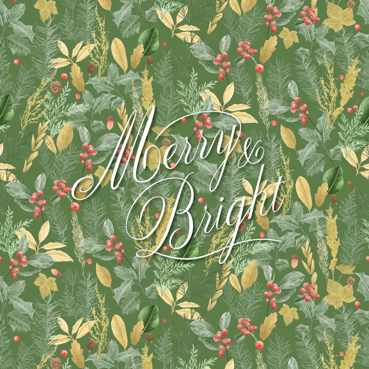 Merry & Bright, 2021 (grafitceruza és digitális) alkotó: Stacy Hsu