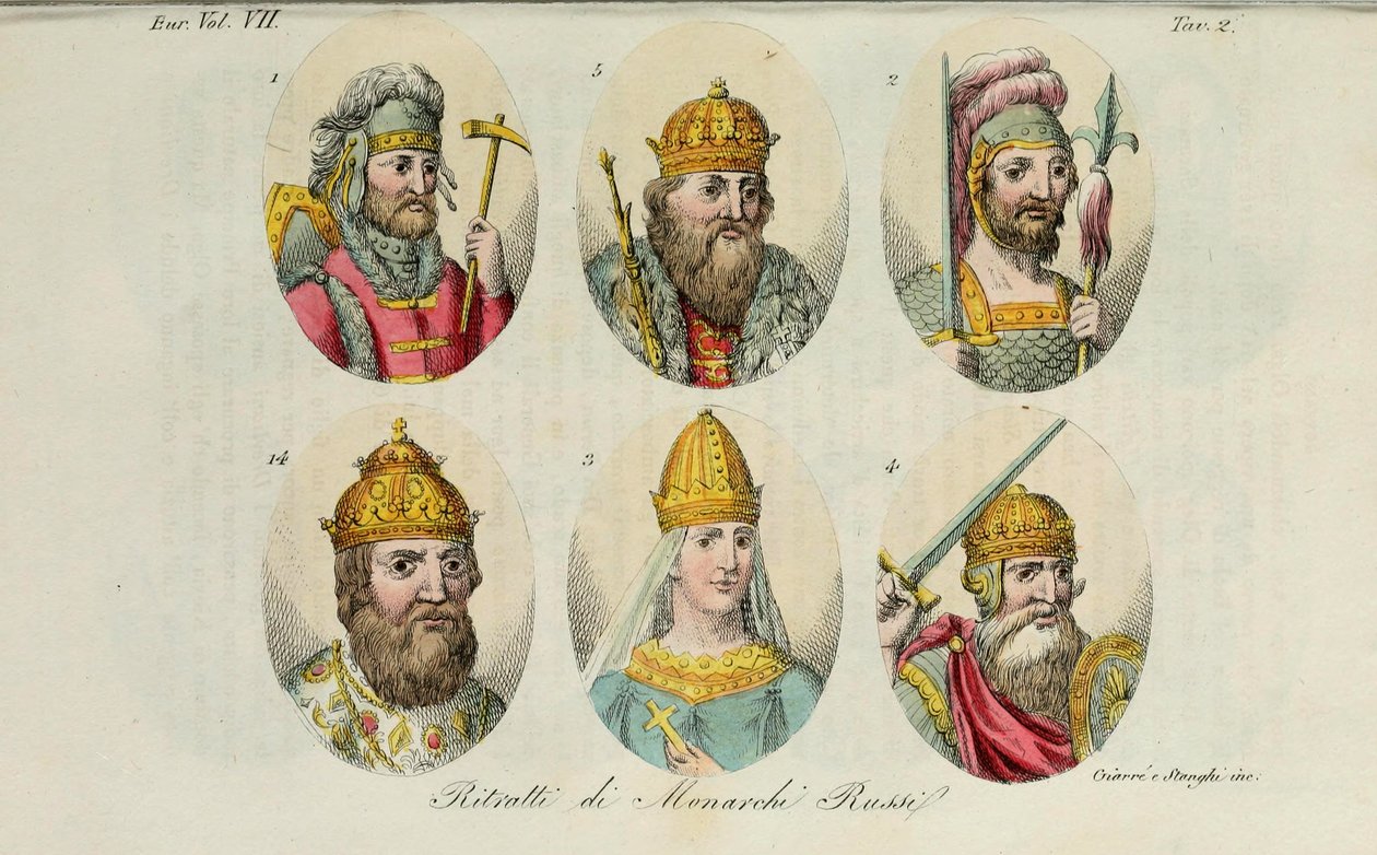 Az Orosz Monarchia portréi alkotó: Stanghi Stanghi