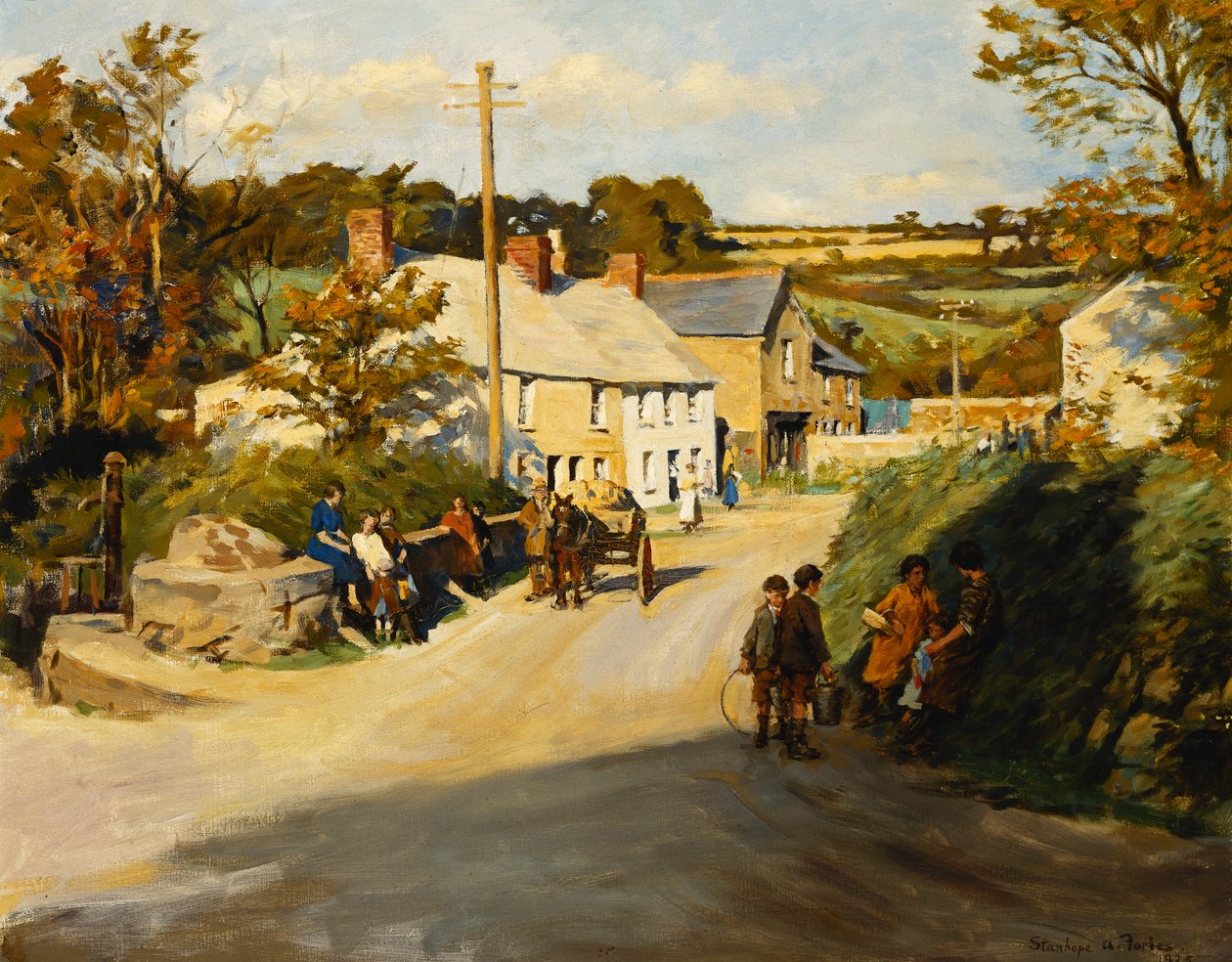 Cornish falu alkotó: Stanhope Alexander Forbes