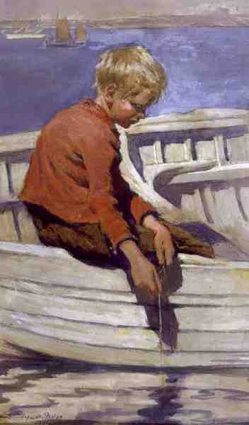 Fiú horgászat alkotó: Stanhope Alexander Forbes