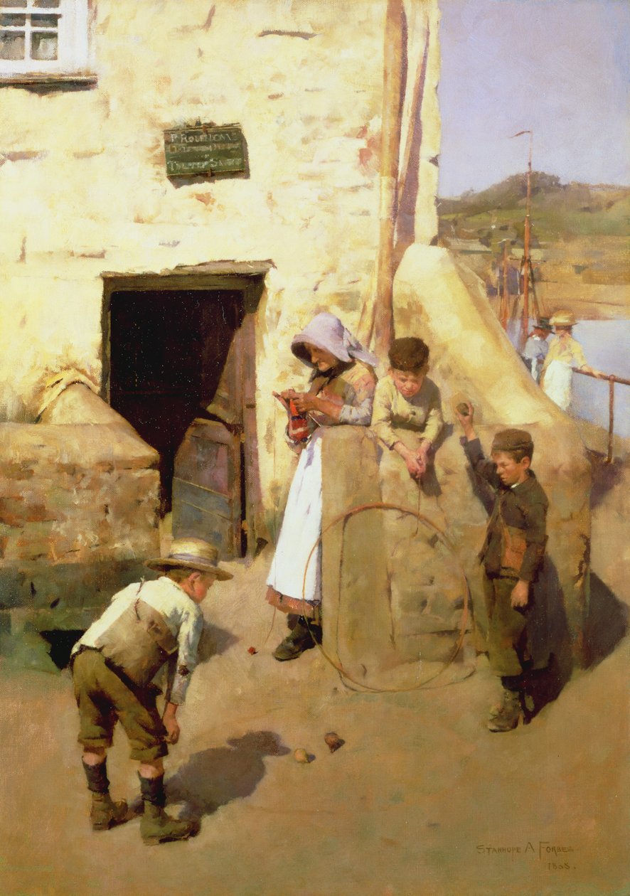 Üzleti lazaság a faluban alkotó: Stanhope Alexander Forbes