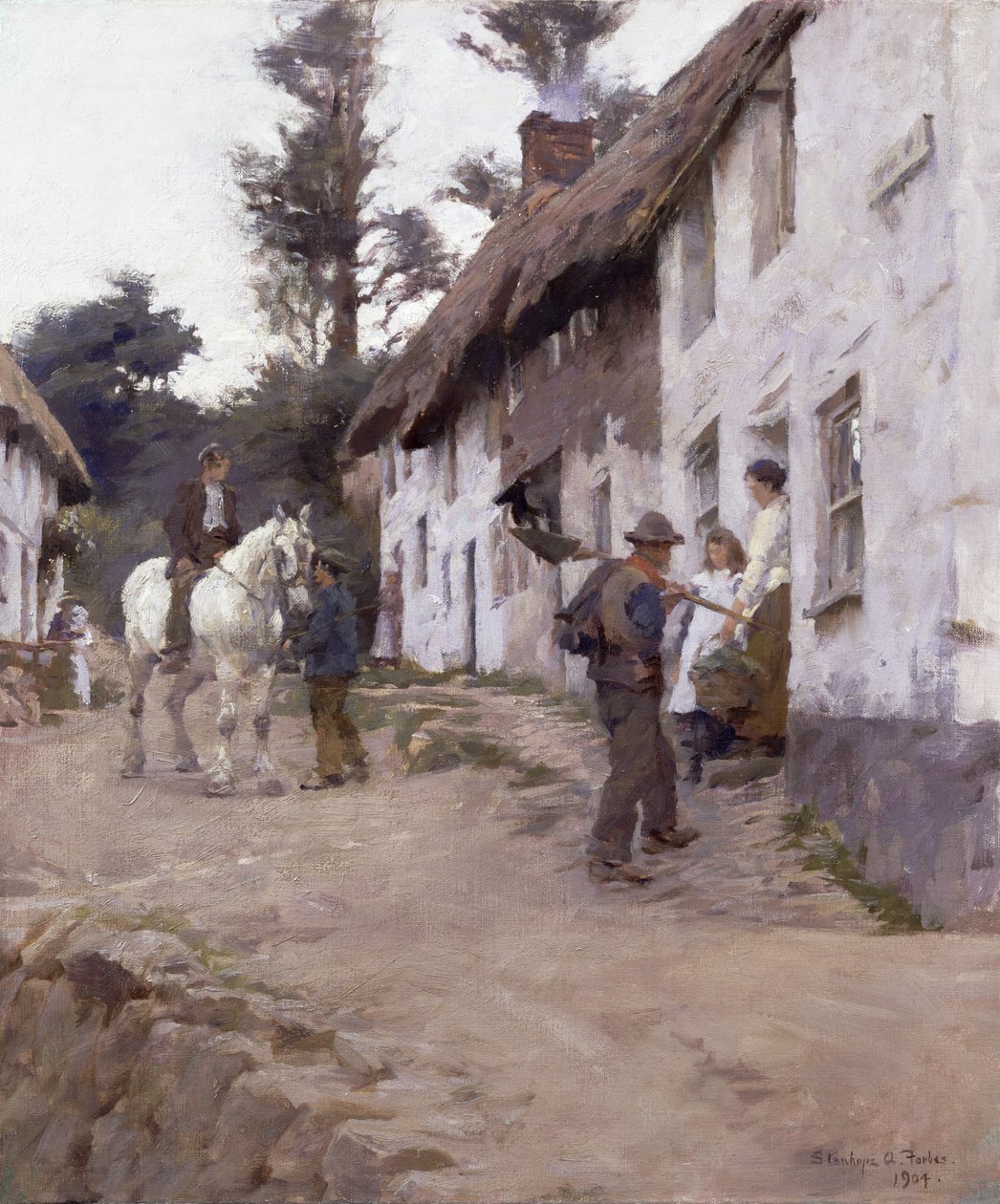 Este – A munkások visszatérése alkotó: Stanhope Alexander Forbes
