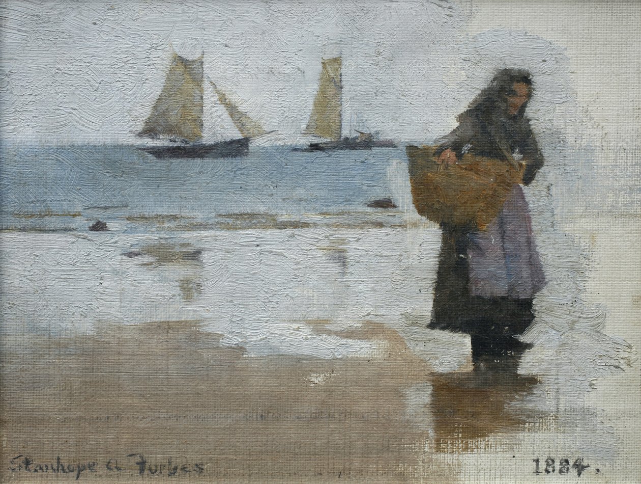 Halásznő a tengerparton alkotó: Stanhope Alexander Forbes