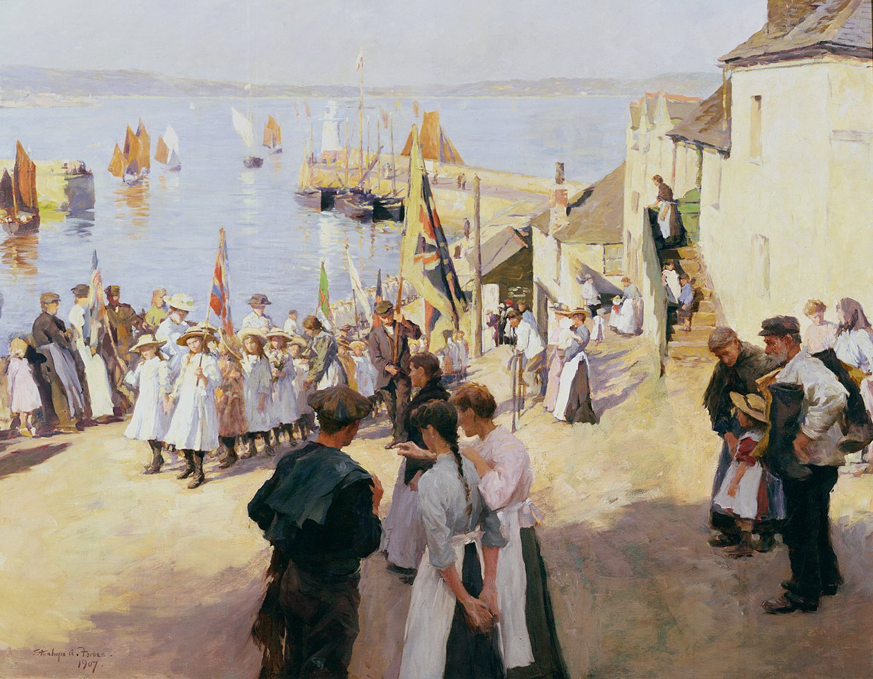 Gálanap Newlynben alkotó: Stanhope Alexander Forbes