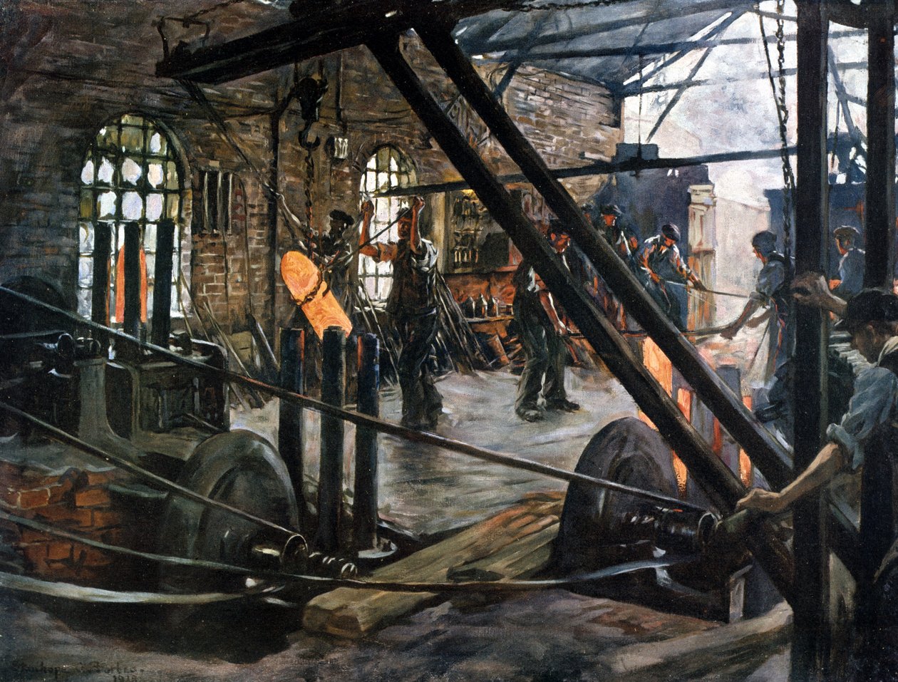 Shell-Workers alkotó: Stanhope Alexander Forbes