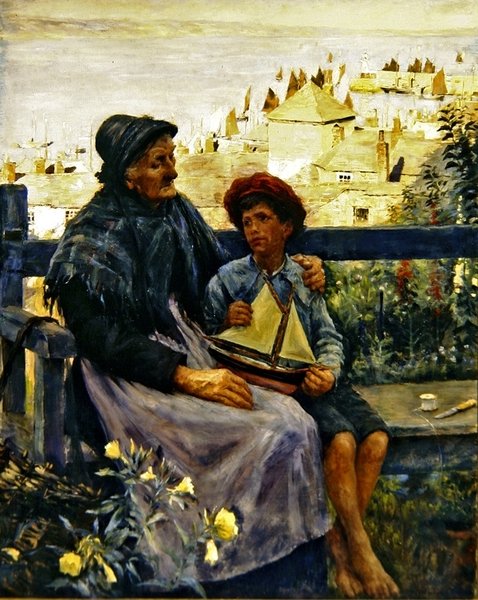A tenger fia (olaj, vászon) alkotó: Stanhope Alexander Forbes