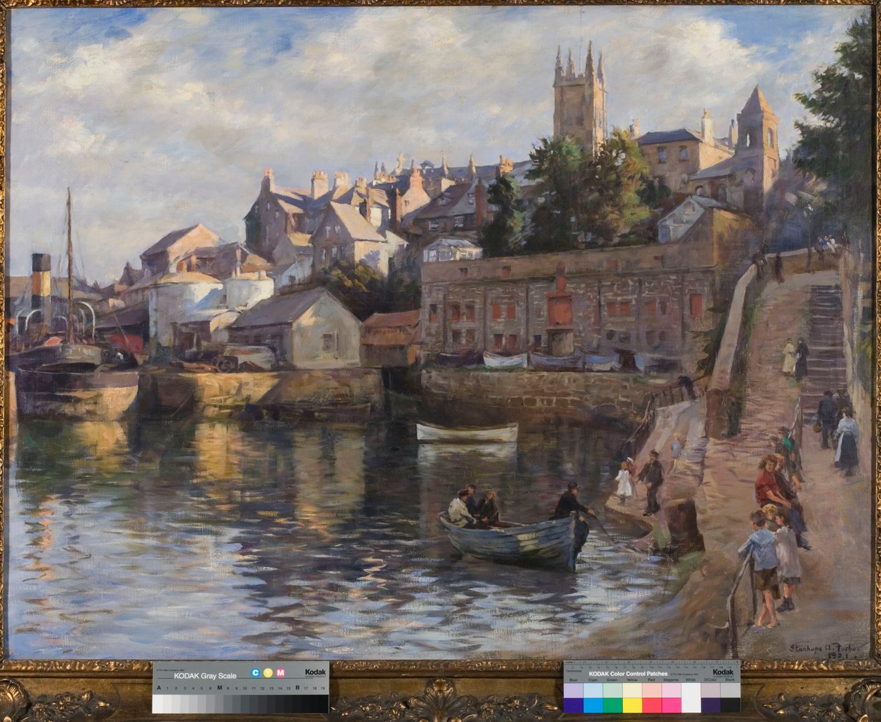A belső kikötő – Abbey Slip alkotó: Stanhope Alexander Forbes