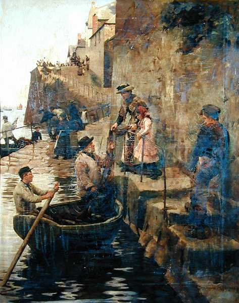 The Slip (olaj, vászon) alkotó: Stanhope Alexander Forbes