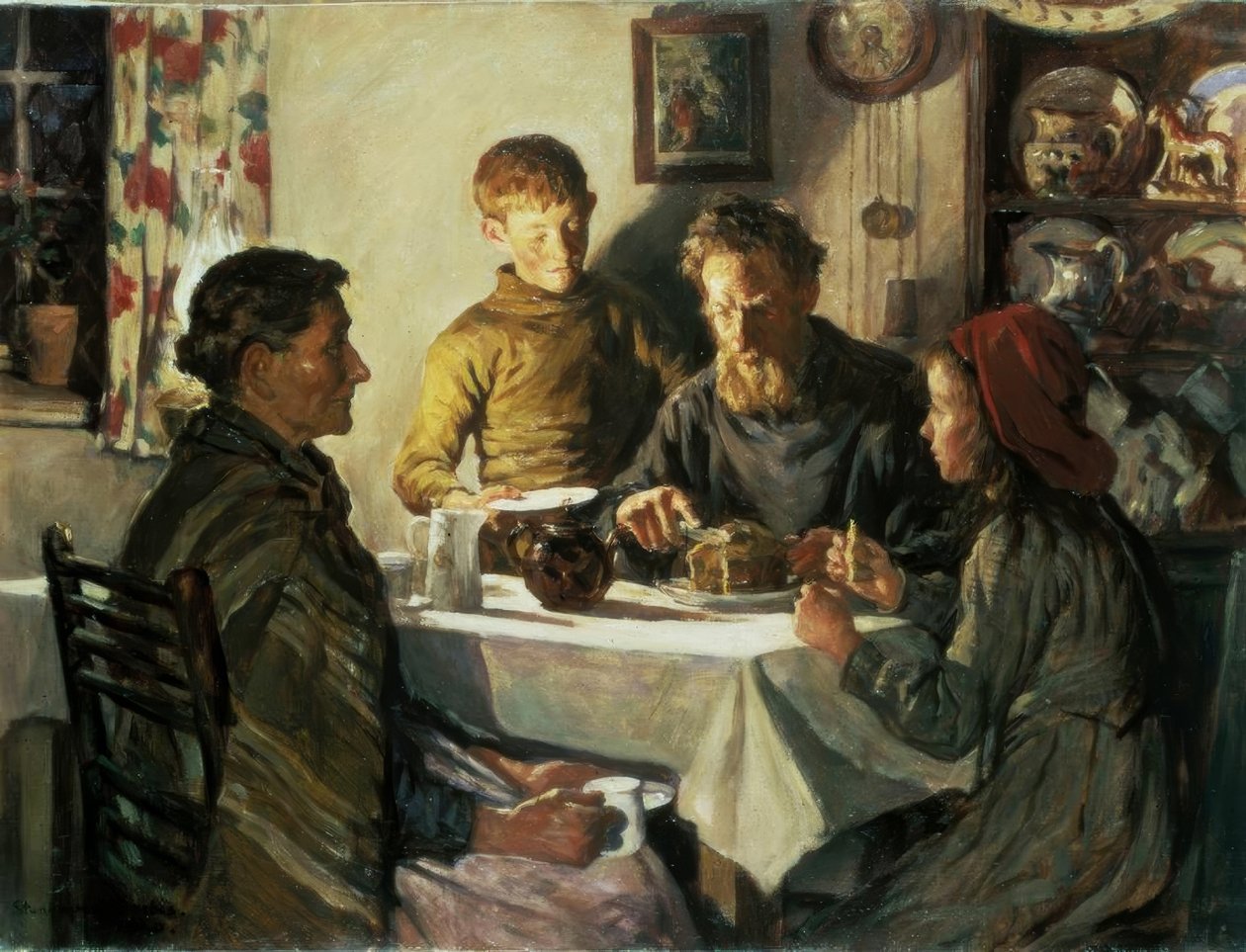 Családi élet. alkotó: Stanhope Forbes