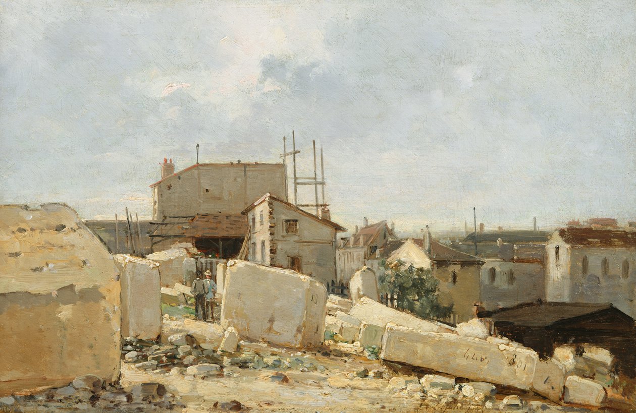 Földmunka Caenben alkotó: Stanislas Victor Edouard Lepine