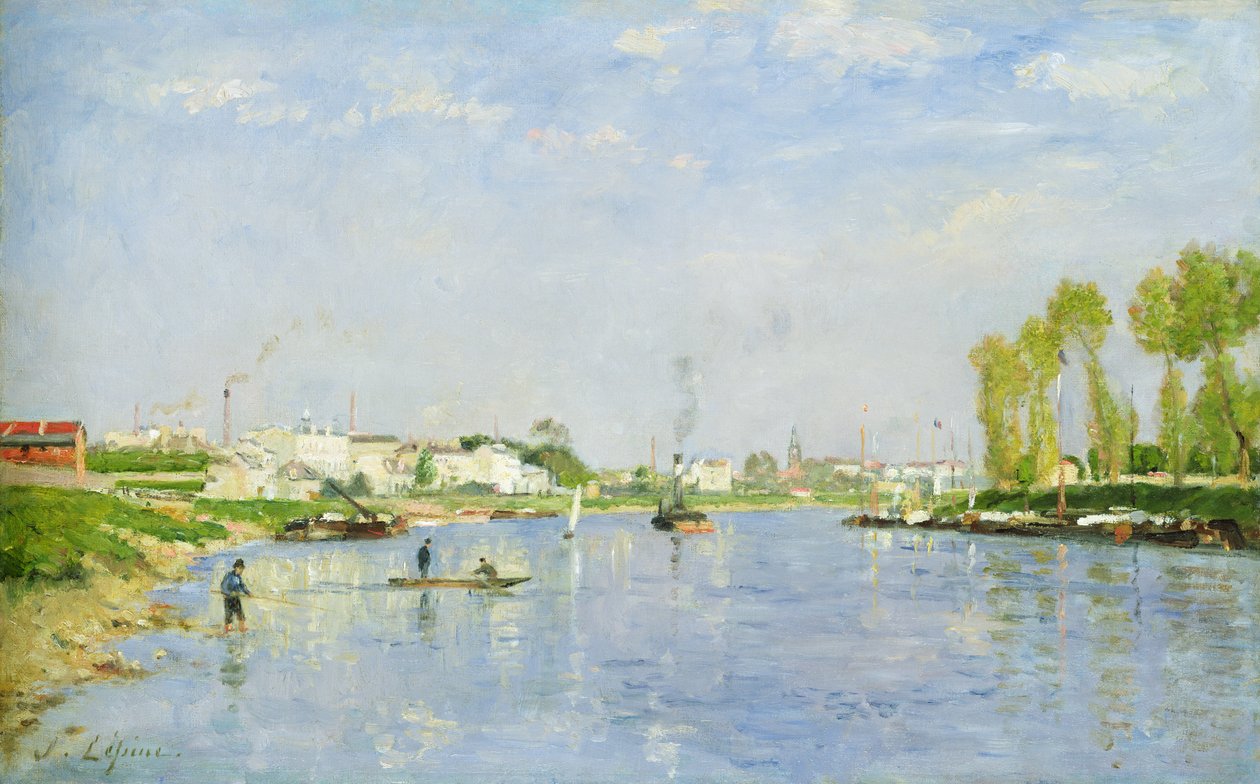A Saint-Denis csatorna alkotó: Stanislas Victor Edouard Lepine
