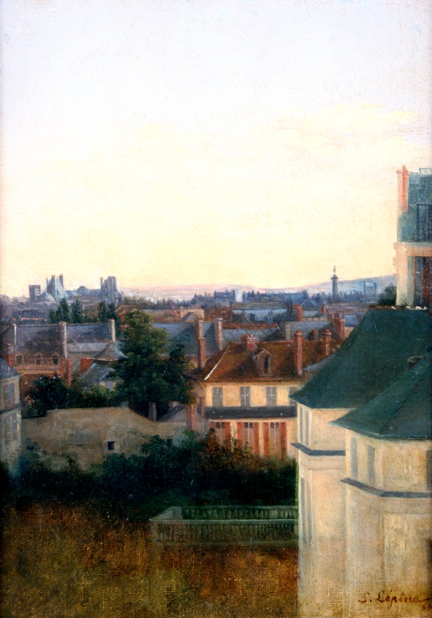 Táj híddal, 1870 alkotó: Stanislas Lepine