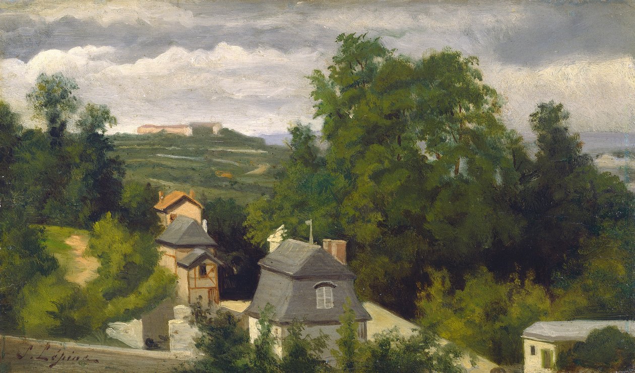 Kilátás Caen külvárosára, 18721875. alkotó: Stanislas Lepine