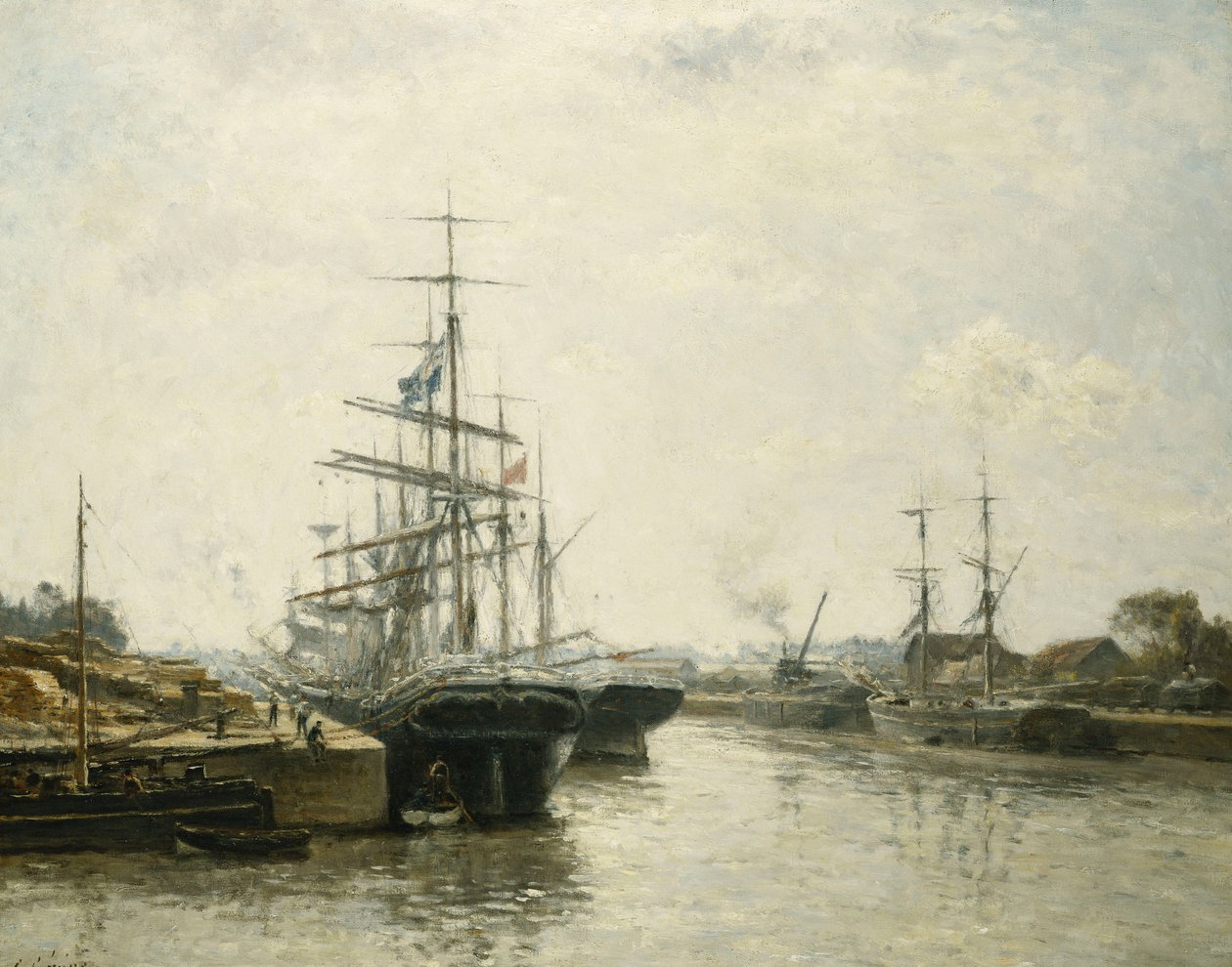 A Caeni-medence, 1887 alkotó: Stanislas Victor Edouard Lepine