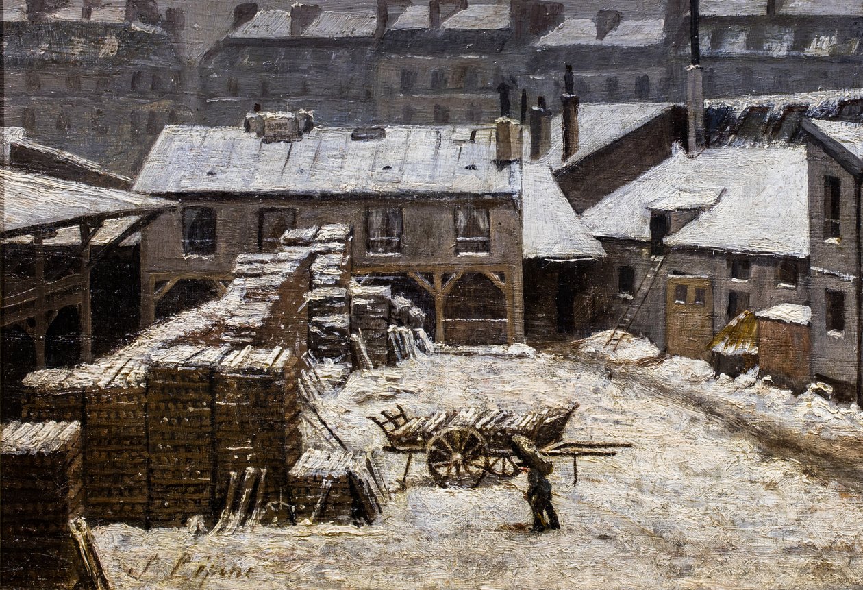 Hó Párizsban alkotó: Stanislas Victor Edouard Lepine
