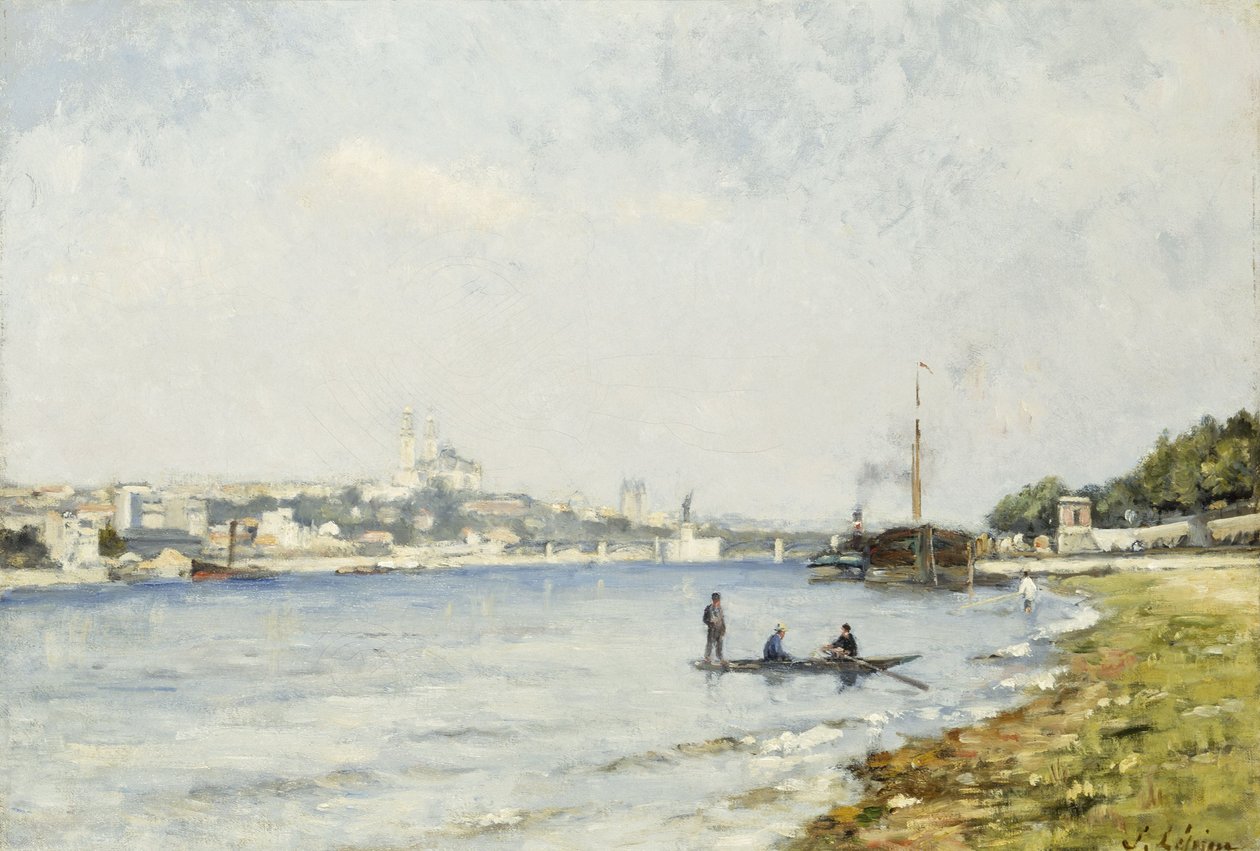 A Szajna Passy-nál, 1880 körül (olaj, vászon) alkotó: Stanislas Victor Edouard Lepine