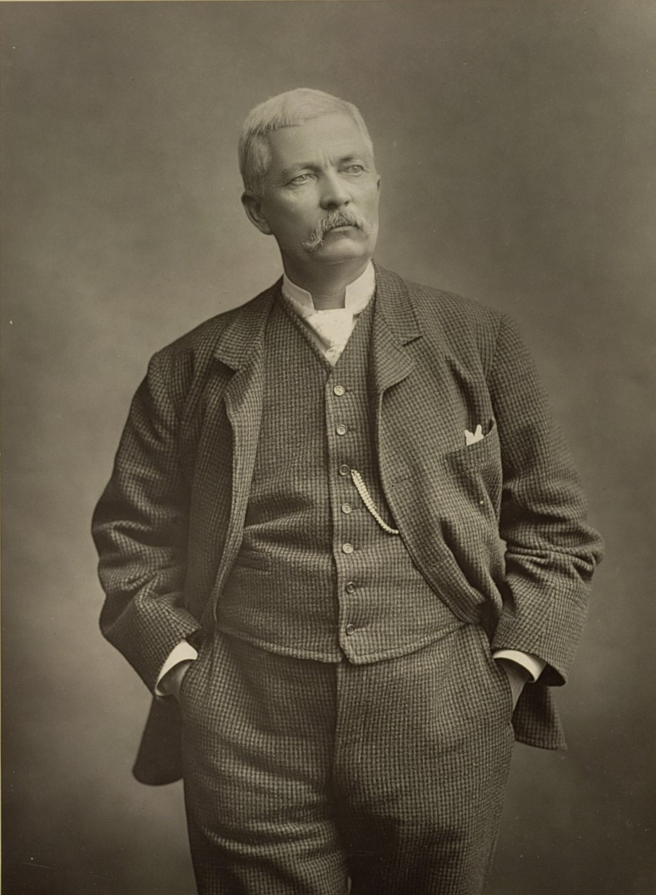Sir Henry Morton Stanley (1841-1904), felfedező, portréfotó alkotó: Stanislaus Walery