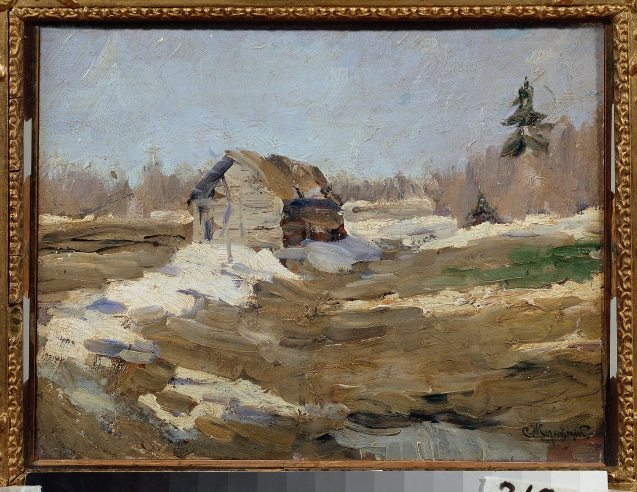 Tavasz (tavasz) - Sztanyiszlav Julianovics Zsukovszkij (Zsukovszkij) (1873-1944) festménye, olaj, vászon alkotó: Stanislav Joulianovitch Joukovski
