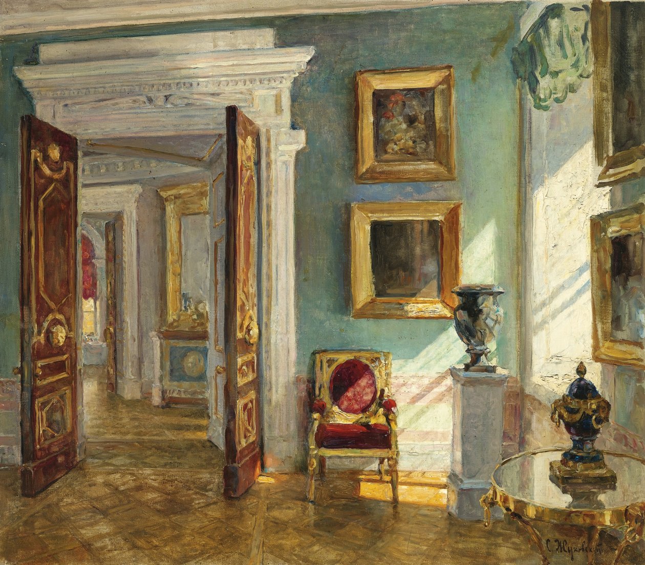 A Pavlovszki Képgaléria belseje alkotó: Stanislav Julianovic Zukovskij