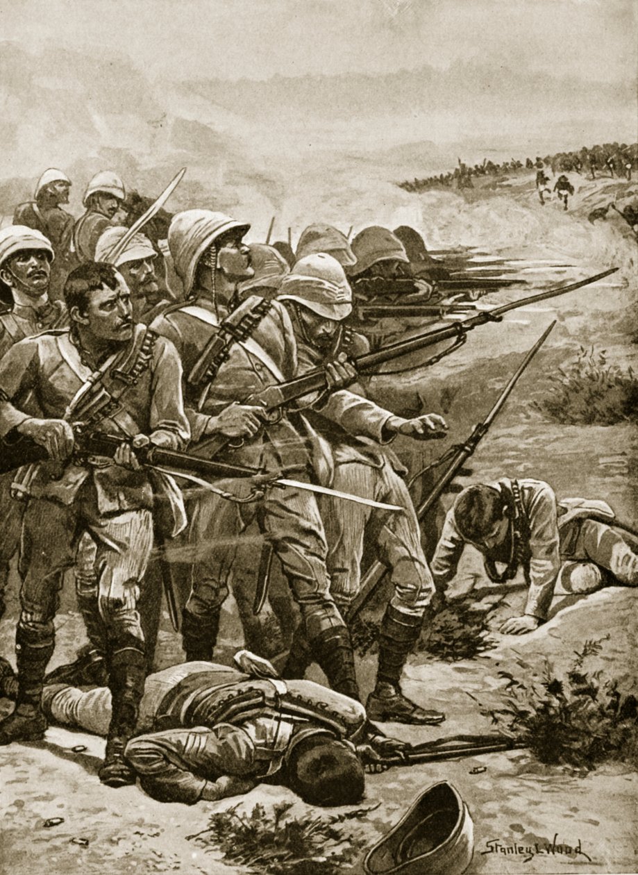 Az Abu Kru-i tér, 1885. január 19 alkotó: Stanley L. Wood
