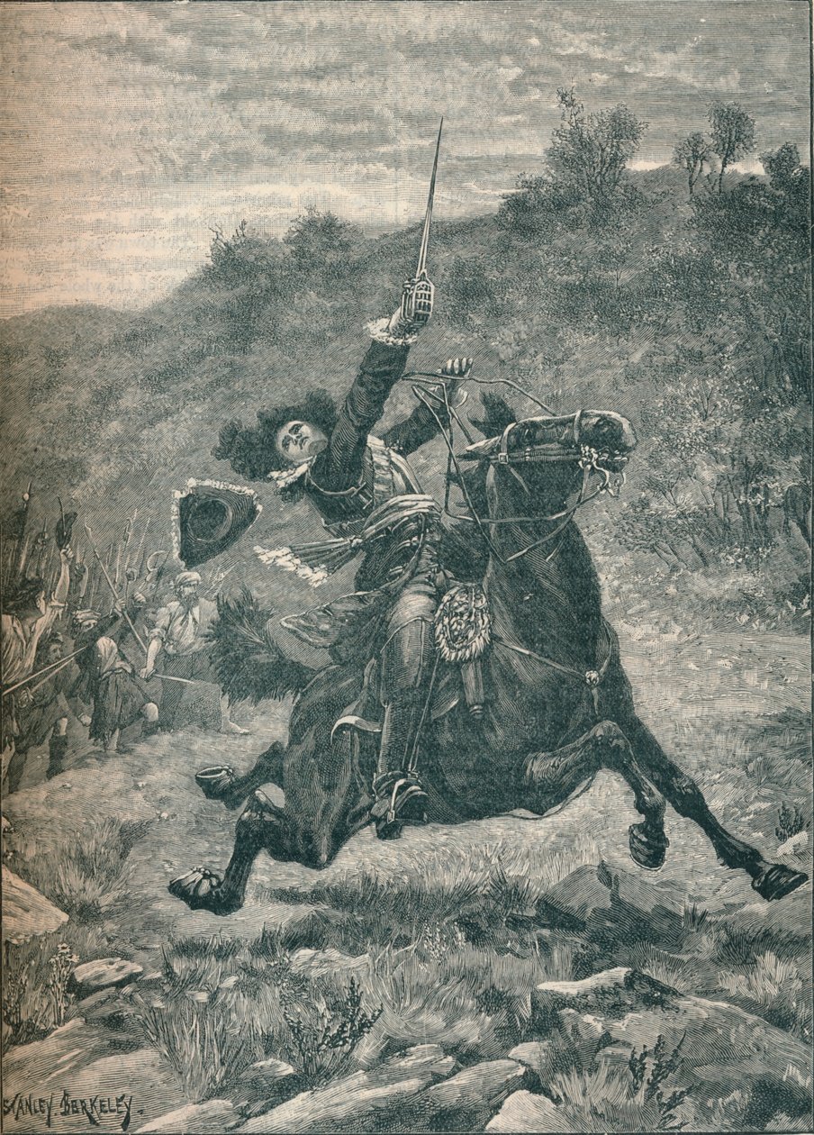 Dundee vikomt utolsó rohama a killiecrankie-i csatában, Skóciában, 1689 1905 alkotó: Stanley Berkeley
