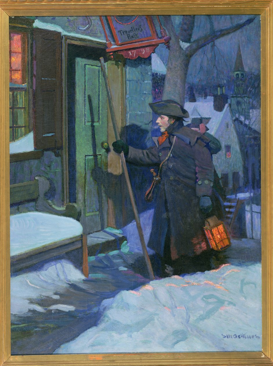 Szilveszter (vagy Éjszakai őrség) (olaj, vászon) alkotó: Stanley Massey Arthurs