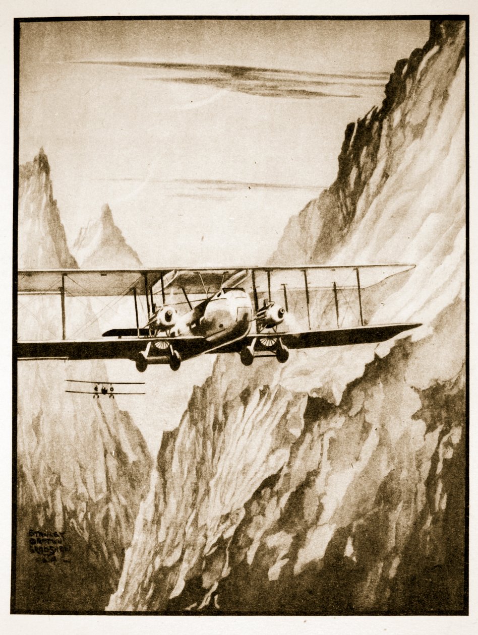 Kabul kiürítése, illusztráció John Hamilton „Flying Memories” című művéből alkotó: Stanley Orton Bradshaw