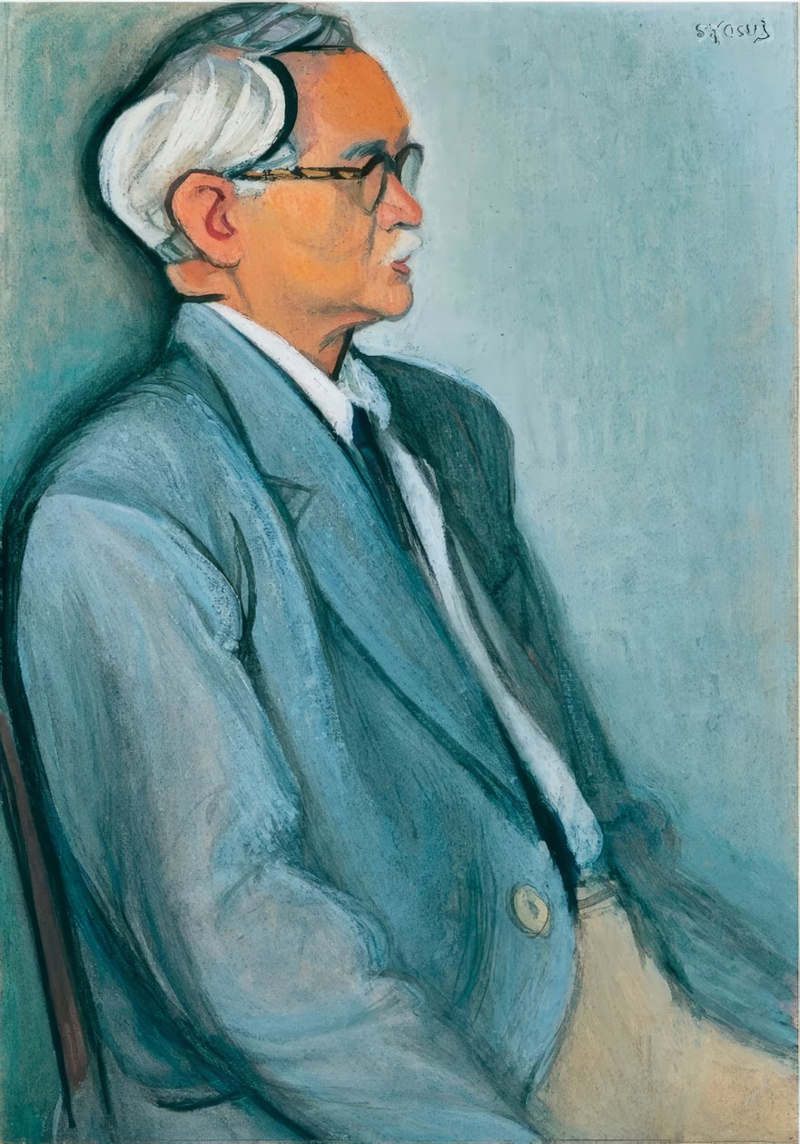 Abe Yoshishige portréja alkotó: Sōtarō Yasui